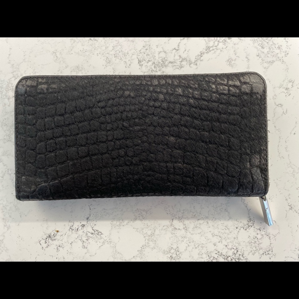 Whistles croc pony wallet